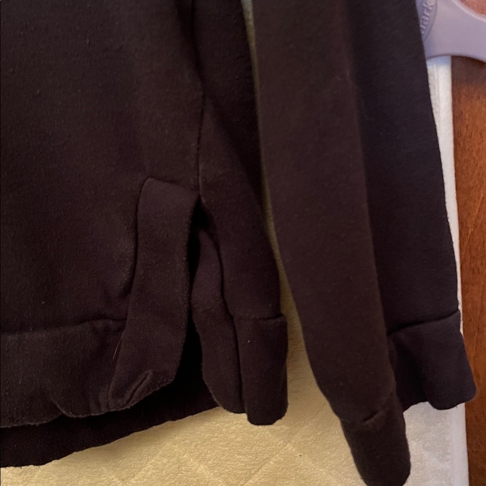 Jack Wills Crop Navy Hoodie View 4